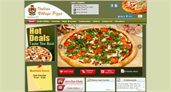 Desktop Screenshot of italianvillagepizzeria.com